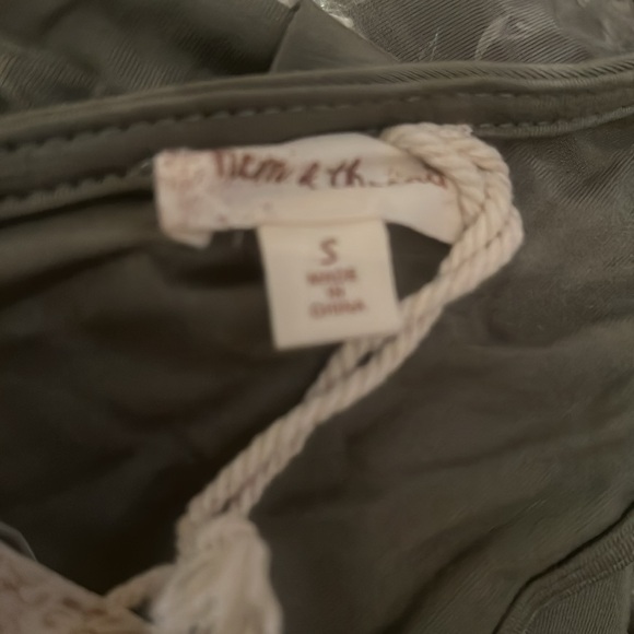 Hem & Thread Olive Green Jumpsuit - Picture 5 of 9